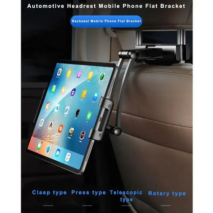Premium Car Back Seat Headrest Mount Holder Stand Adjustable Movie Watching Artifact for Phone Tablets for Iphone Ipad Samsung