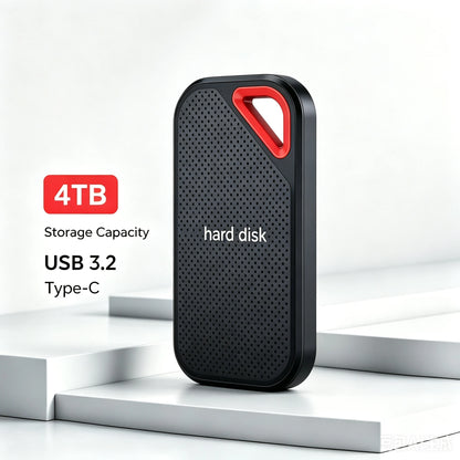 Light Pocket External Hard Drive1TB Hard Disk Storage Device Compatible SSD for MAC PC