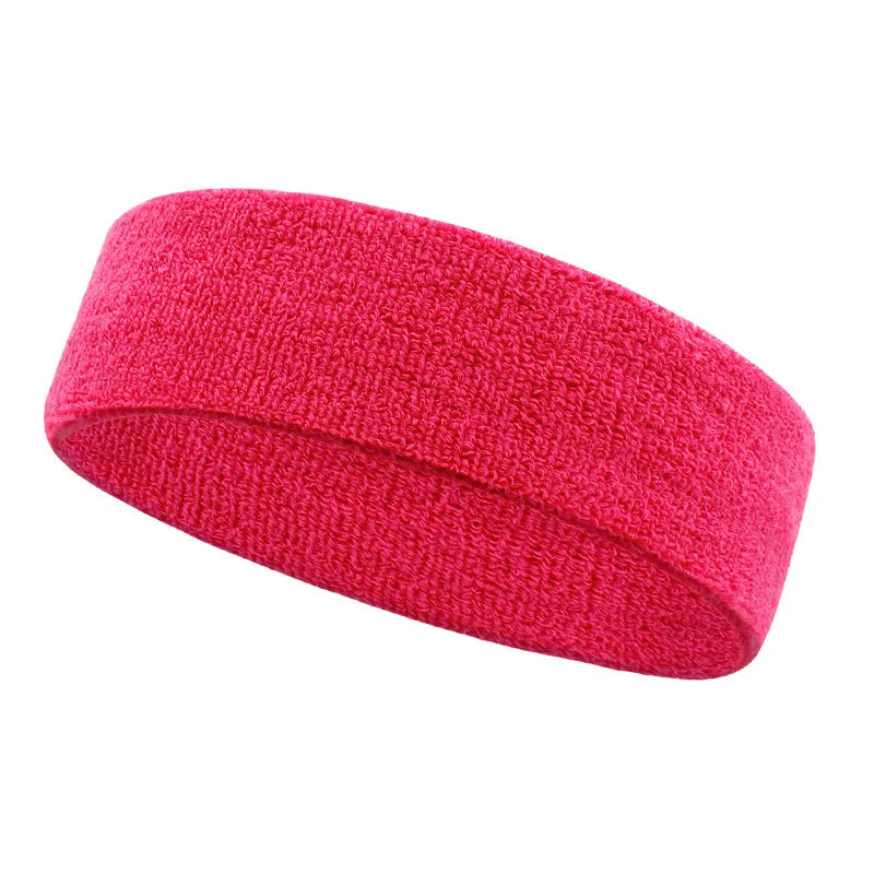 AOLIKES 1PCS Sweatbands Sports Headband - Terry Cloth Moisture-Wicking Sports Towel Headband for Tennis,Basketball,Running,Gym