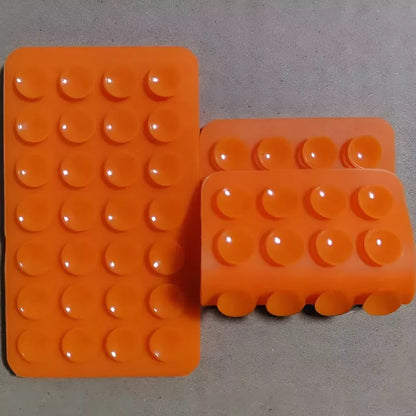 Double-Sided Silicone Suction Cup Phone Holder 28 Pads Universal Stand for Tablet & Charger
