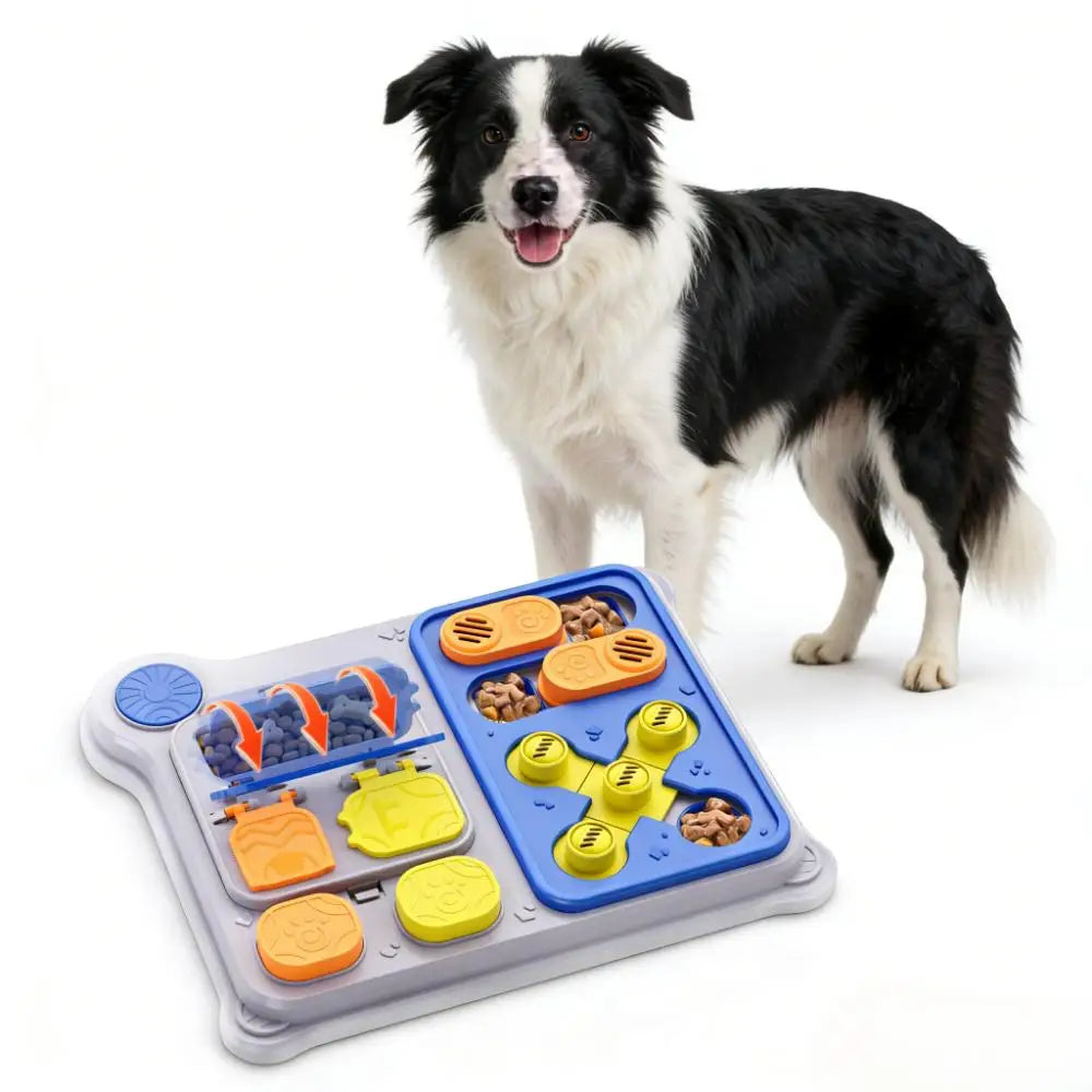 Dog Puzzle Toy & Pet Feeder - Treat Dispensing Toy for IQ Training, New Arrival, Ideal for Small/Medium Dogs
