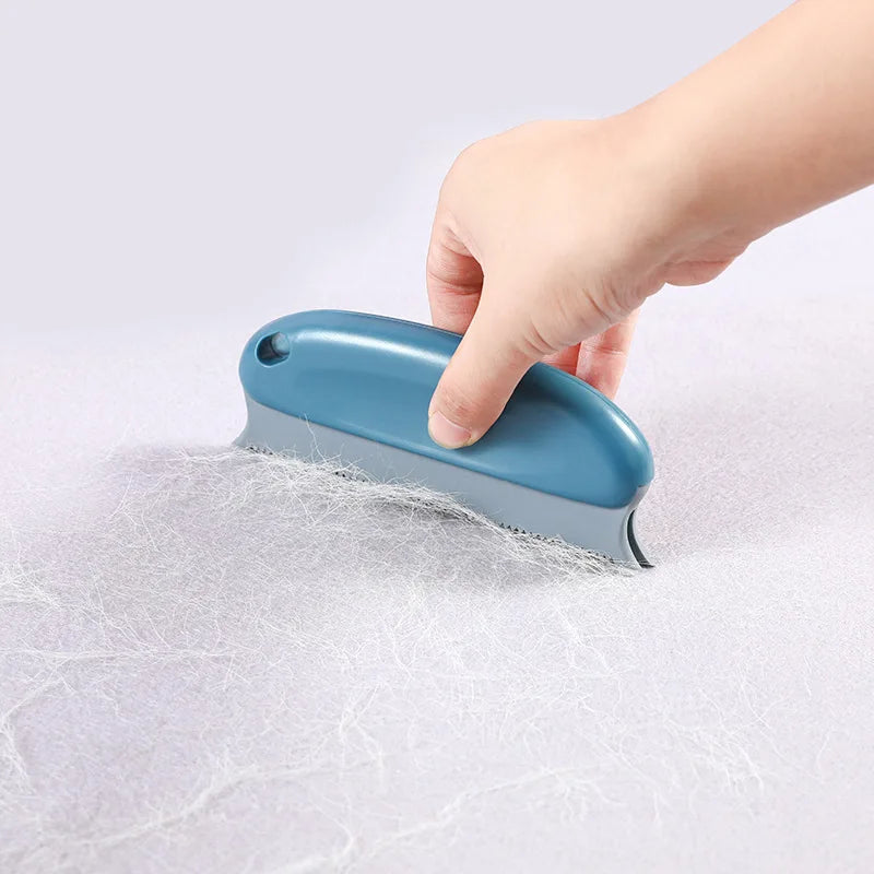 Effective Pet Hair Remover Brush For Cats And Dogs - Gently Shaves Wool And Cleans Fur For A Neat And Tidy Home