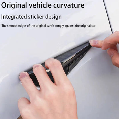 ABS Carbon Pattern Side Camera Cover For Tesla Model 3 Highland 2024 Model Y Juniper 2026 ABS Leaf Board Sticker Accessories