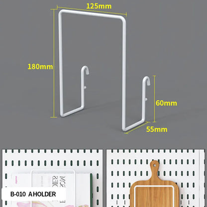 Neat Plastic Pegboard  Desk Organizer with Multiple Accessories for Home Office, Craft Room and Garage Display