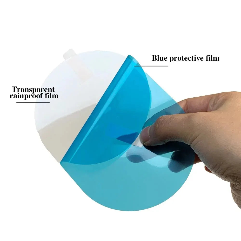 2pcs Universal Anti-Fog Anti-glare Rainproof Car Tuning Rearview Mirror Trim Film Cover Exterior Parts Car Glass Accessories