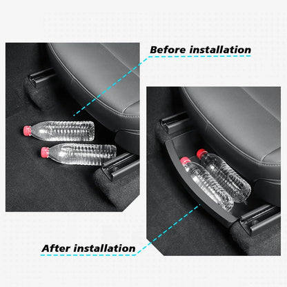 Under Seat Storage Box Organizer for Tesla Model Y Juniper 2025 2026 Hidden Storage Box Washable Underseat Drawer Accessories