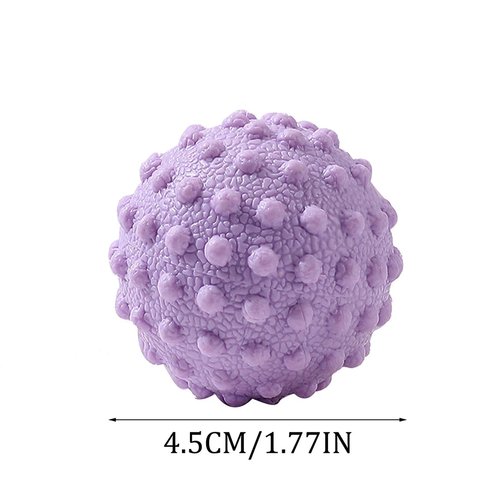 TPR Fascia Massage Ball — Raised Point for Back, Foot & Yoga Recovery