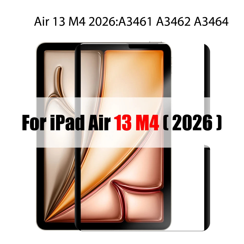Paper Magnetic Like Screen Protector For Ipad 9 8 7 6 5 9th Generation 10 Ipad Pro 11 12.9 10.5 9.7 Air 5 4 13 2024 Mini 6 Film