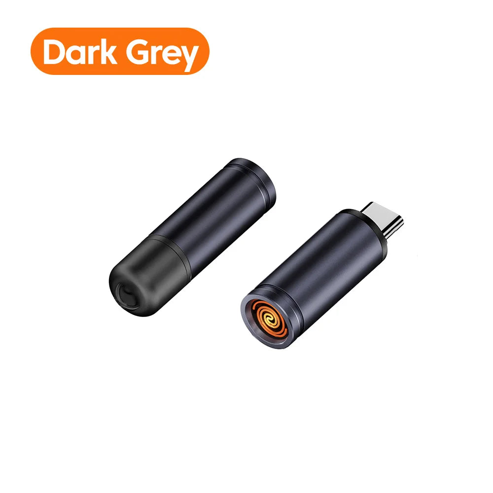 Type-C Mobile Cigarette Lighter Air Blowing Cigarette Lighter Outdoor Safety Portable Mini Cigarette Lighting Artifact