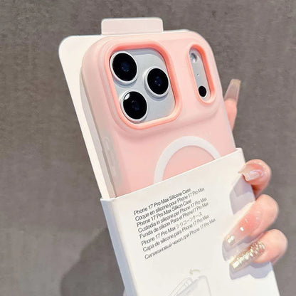 Luxury Candy Color 2 IN 1 Magnetic Case For iPhone 17 Air 16 15 14 13 12 11 Pro Max Plus For Magsafe Wireless Charge Matte Cover