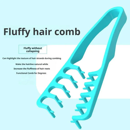 1/2/5PCS Wide-Tooth Hair Styling Comb Volumizing Fluffy Textured Styling Comb Korea Style Hair Root Top Fluffy Hairdressing Tool
