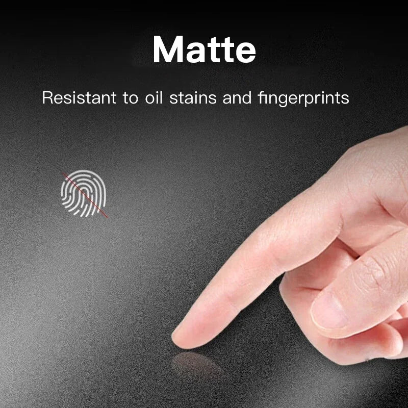 2-4PCS Matte Hydrogel Film For iPhone 17 16 15 14 13 12 Pro Max Plus No Fingerprint Film For 17 Pro Screen Protector