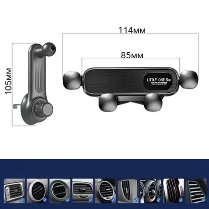 Car Phone Holder Air Vent Clip Mount Universal Mobile Stand for GPS Support Compatible with iPhone 13/12 pro Xiaomi Samsung