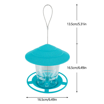 3/2/1PCS Bird Feeder Hanging Easy Clean and Fill Outdoor Large Capacity for Garden  Outside Decoration Outdoors Squirrel Proof