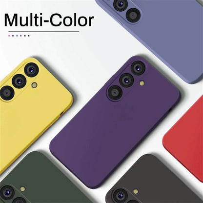Phone Case Galaxy S25 S24 S23 Ultra Case Soft Liquid Silicone Samsung Galaxy S25 S24 S23 S22 Ultra Plus S23Ultra S24Ultra Cases