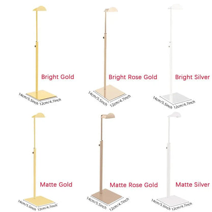 Stand Storage Adjustable Polished Gold / Silver Hanging Bag Handbag Shelf Display Stand Purses Handbag Holder Rack Organizer