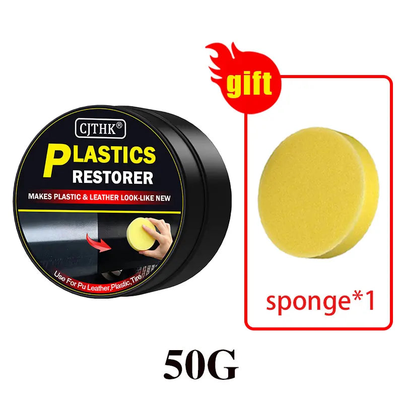 Car Plastic Restorer and Leather Coating – Back to Black Gloss