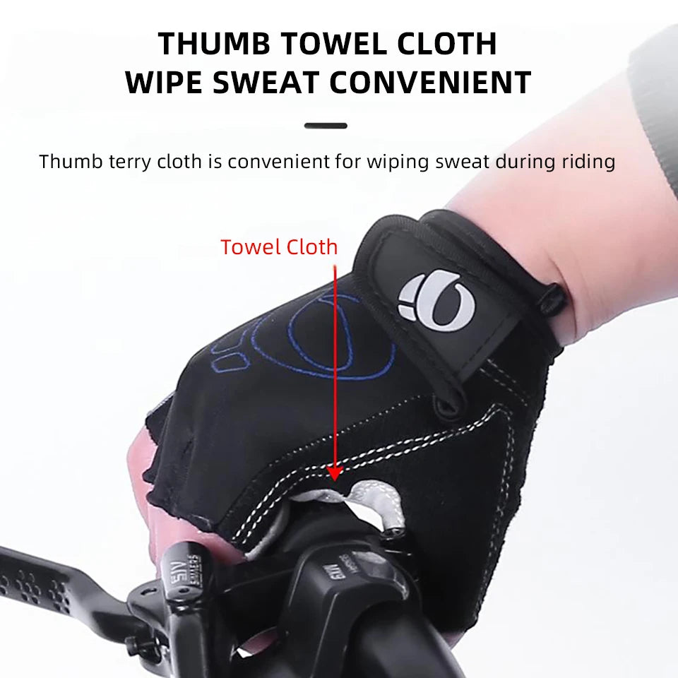 Half Finger Cycling Gloves — Anti-Slip, Breathable, Shock Absorbing