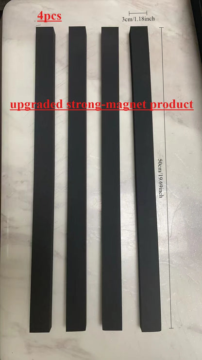 Magnetic/Adhesive Car Door Edge Bumper Protection Strip, Universal Door Buffer Strip, Adhesive Anti-Collision Strip