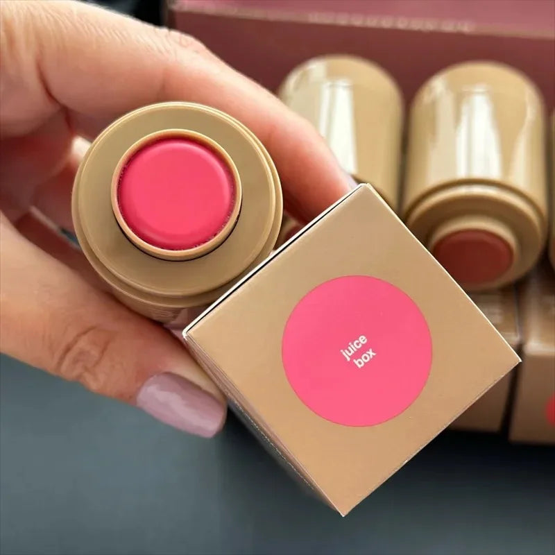 New Brand Case for iPhone 17 16 Blusher Rouge Powder Pocket Blush Lip Gloss Cheek Hydrating Stick Natural Cream Lipstick Makeup