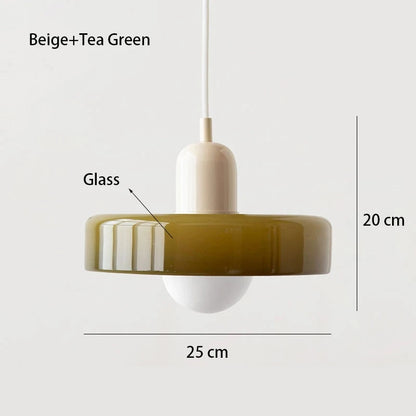 Nordic Glass Bauhaus Dining Room Chandelier Living Room Bedroom Bar Retro Coffee Shop Decoration Chandelier Lighting Fixtures