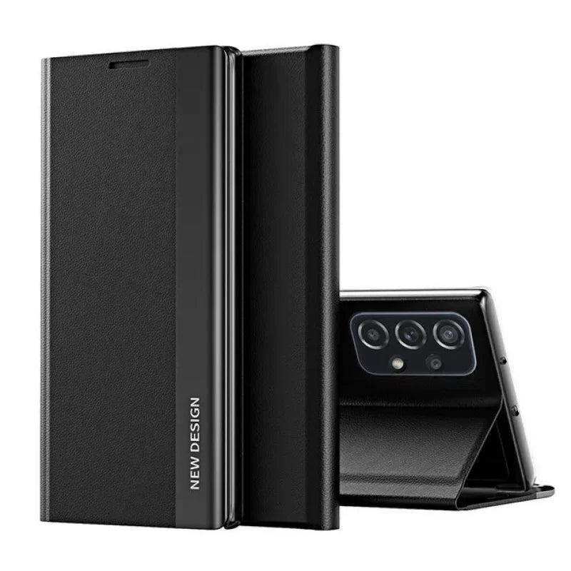 Luxury Leather Flip Plating Phone Cases For Samsung Galaxy S26 S25 S23 S22 S24 Ultra A15 16 17 25 26 35 36 55 56 Back Cover