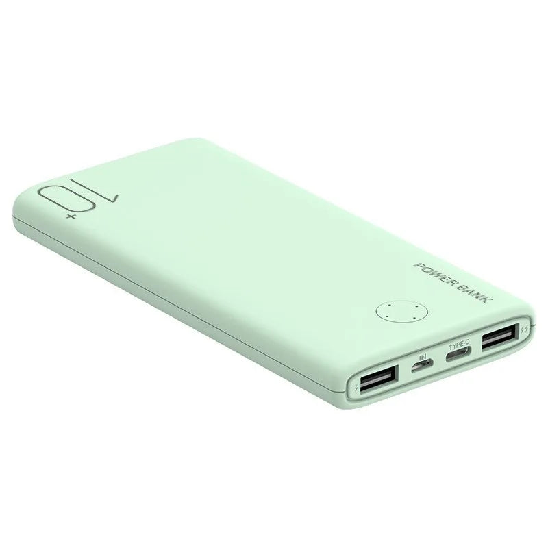 10000mAh Ultra Slim Portable Charger High Capacity Power Bank for iPhone Samsung Xiaomi Phones