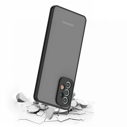 Armor Shockproof Matte Case For Samsung Galaxy A72 A55 A52 A05 A26 A17 A15 A37 A53 A73 A16 A36 A56 5G A23 A57 A35 Bumper Cover