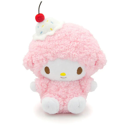 Genuine Sanrio Piano Plush Toy Hello Kitty My Melody Kuromi Cinnamoroll Cartoon Student Backpack Pendant Decoration Girl Gift