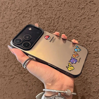 Pixel Pokemon Pattern iPhone Case – Matte Hard Cover