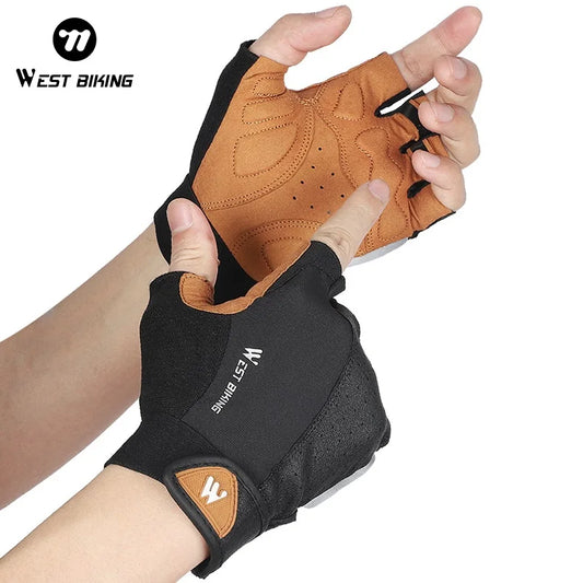 WEST BIKING Half Finger Cycling Gloves — Men & Women, MTB & Gym