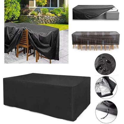 Real Outdoor Cover for Garden Furniture Rain And Snow Resistant Patio Chair Sofa Table Dust Cover Protective Outdoor Cushion