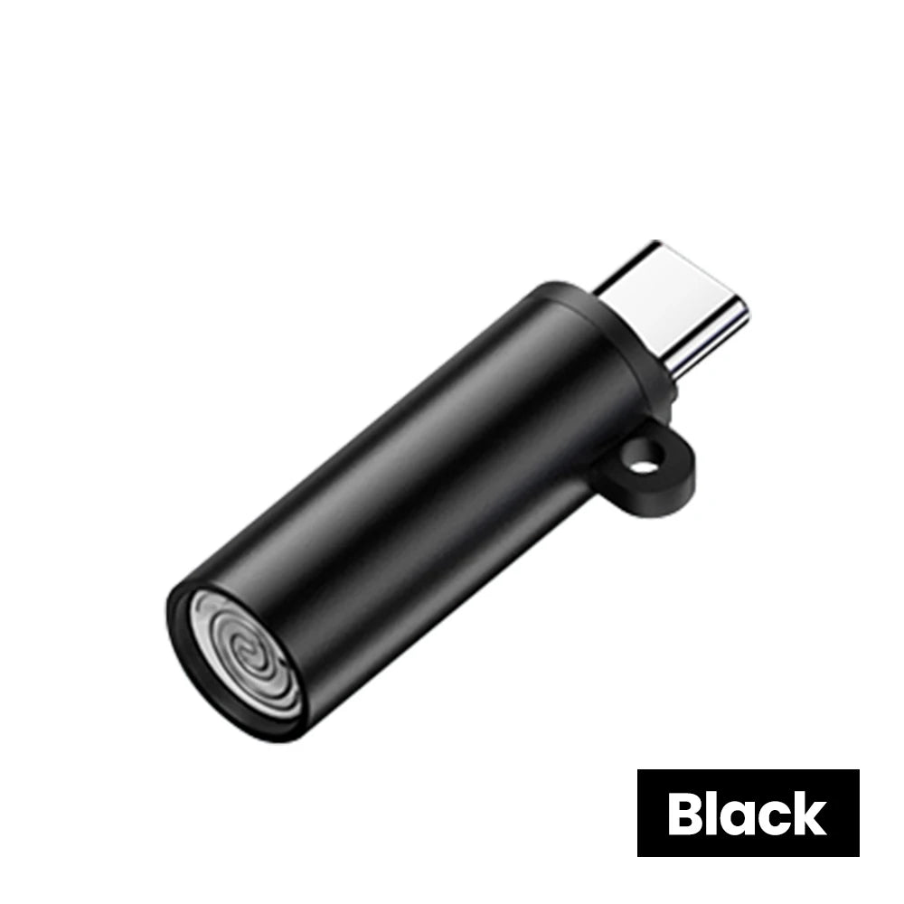 Type C Mini Cigarette Lighter Blow-to-Ignite Auto Shut-Off Outdoor Safety USB C Mobile Cigarette Lighter Adapter For iPhone 17
