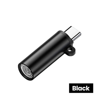 Type C Mini Cigarette Lighter Blow-to-Ignite Auto Shut-Off Outdoor Safety USB C Mobile Cigarette Lighter Adapter For iPhone 17