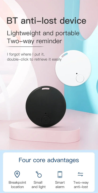 Mini Bluetooth Anti-Lost Tracker with Magnetic Mount for Cars and Valuables