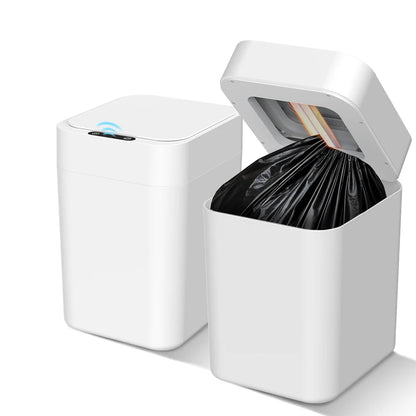 20L/30L Automatic Self Changing Trash Can Self Sealing Self Bagging Motion Sensor Touchless Smart Garbage Can with Lid for Kitchen Bathroom Bedroom Office Odor-Sealing Design