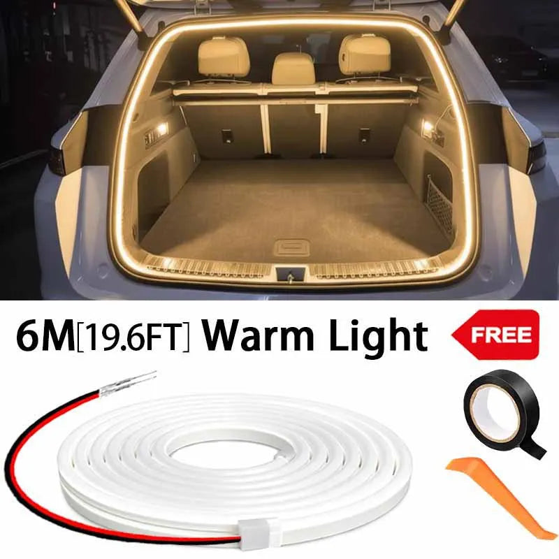 LUMERIS LED Car Trunk & Ambient Light Strip — Auto Sensing