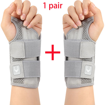 Finger Joint Pain Tendon Sheath Adjustable Dual Strap Wrist Guard with Thin Design Thumb Strain Protection Strap Wrist Guard