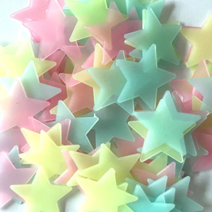 Glow in the Dark Star Wall Stickers – 100-Piece Set