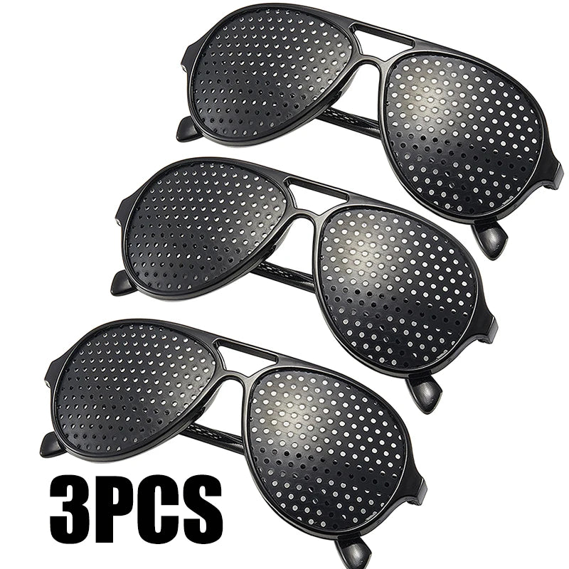 Anti-myopia Astigmatism Glasses Vision Correction Fatigue Pin Hole Glasses With Holes For Men Women Eyesight Improvement Eyewear
