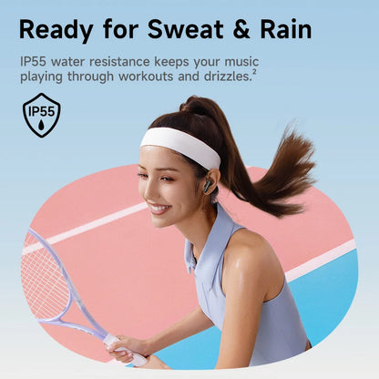 Baseus Bass BS2 Lite True Wireless Earbuds Bluetooth 6.0 Semi-in-Ear Earphones 2-Mic AI ENC 40H Playtime IP55 SuperBass Ear buds