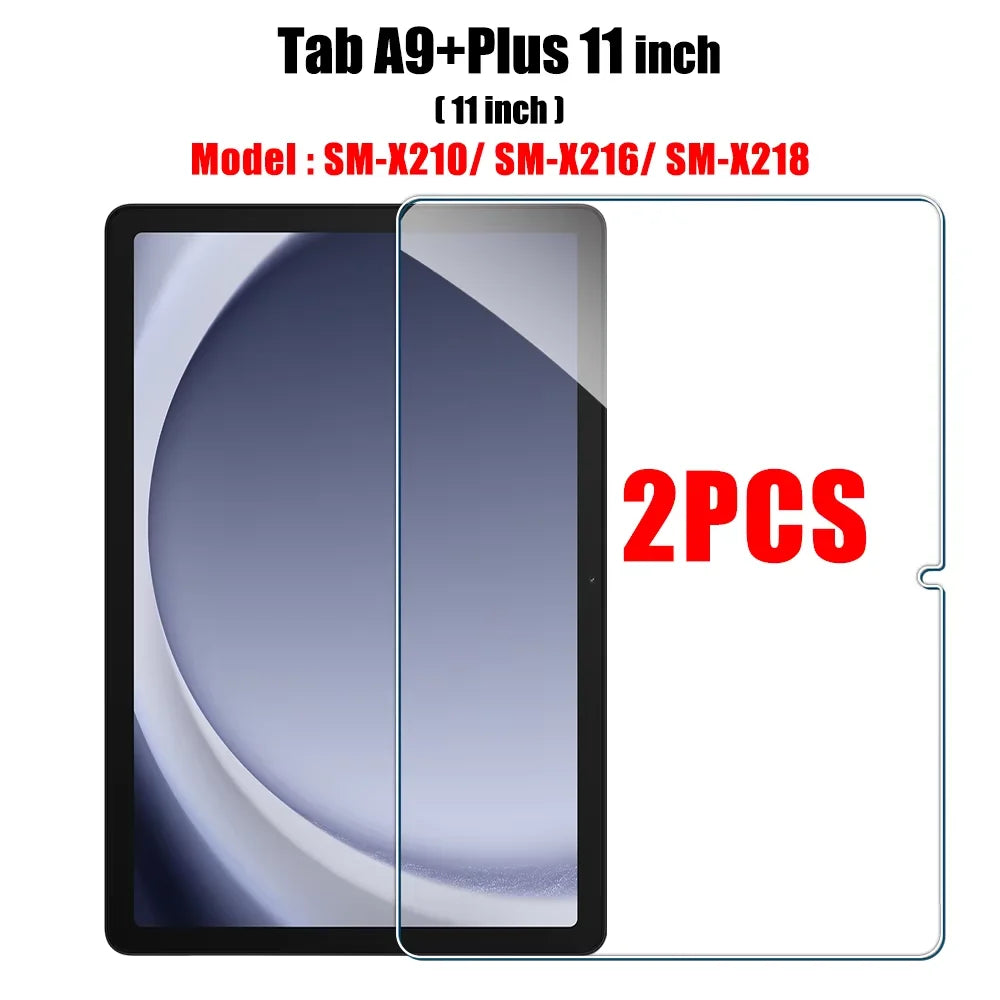 For Samsung Galaxy Tab A9 Plus Tempered Glass Screen Protector On Samsung Tab A9+ Plus 8.7 11 inch 2023 Film
