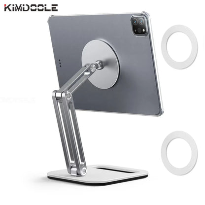 Artpowers Metal Magnetic Tablet Holder for Table Desk Stand Suport for Ipad Pro Xiaomi Samsung Huawei Apple Tablet Accessories