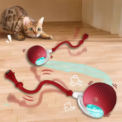 Electric Interactive Ball Toy – Obstacle-Avoidance Pet Toy