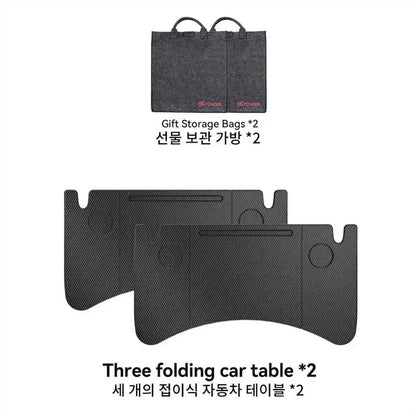 YZ For Tesla Model 3 Highlan Modle Y X S 2018-2026  Steering Wheel Laptop Tray Travel Desk Portable Office Table Car Accessories