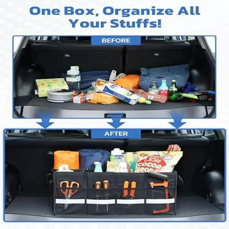 Big Capacity Car Storage Box Car Trunk Organizer Eco-Friendly Super Durable Collapsible Cargo Storage Tool Auto Trucks Trunk Box