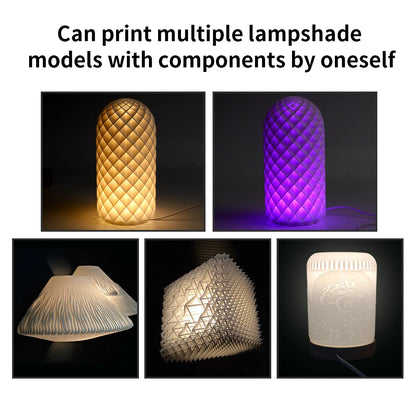 For Bambu Lab Led Lamp Kit 001 3D Printing DIY Model LED Lamp Kit 3D Printing Parts Led Lamp Kit 001 Rechargeable For Bambu Lab