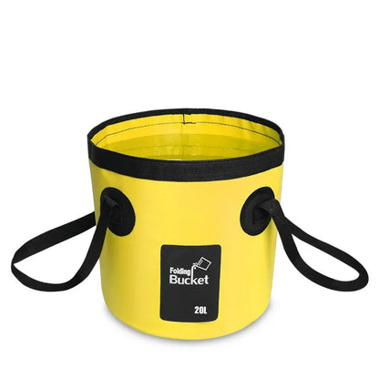 12L 20L Bowl Sink Washing Bag Car Wash Bucket Portable Outdoor Travel Foldable Water Multifunction Folding