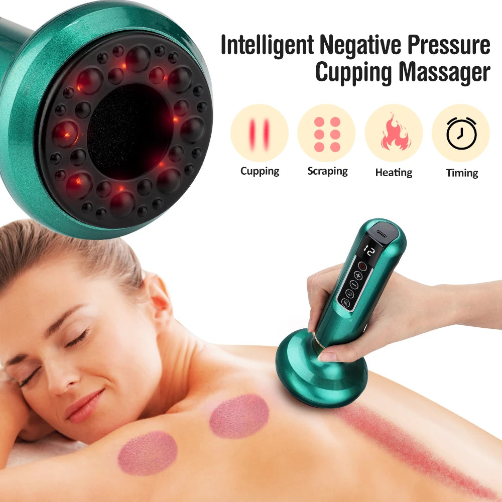 Smart Electric Vacuum Cupping & Massage Device