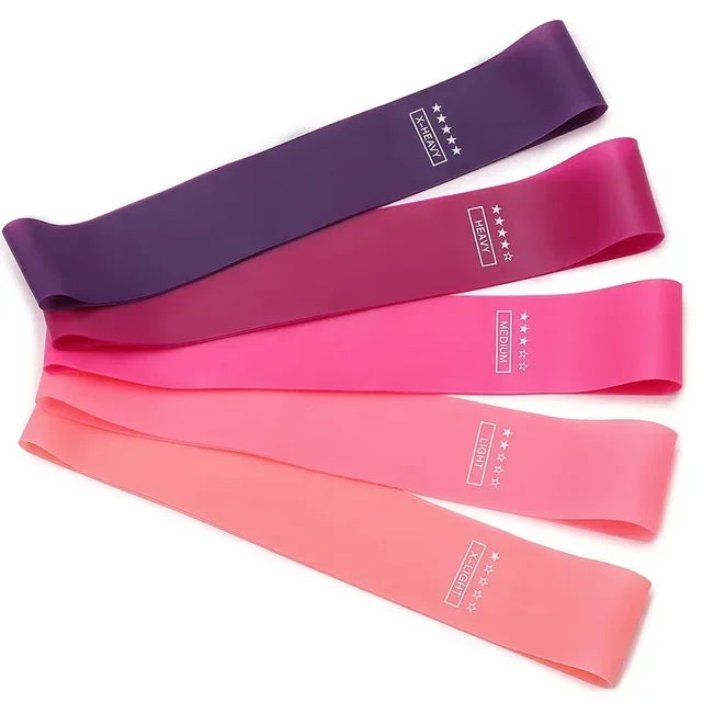 Silicone Resistance Band Set for Yoga, Pilates, and Crossfit